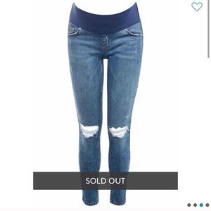 Size 4 top shop maternity jeans